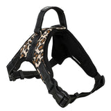 Maxbell Maxbell Pet Dog Saddle Vest Harness Chest Strap Padded Walking Harness Leopard_L