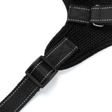 Maxbell Maxbell Breathable Pet Dog Saddle Mesh Vest Harness Padded Chest Strap  Black_M