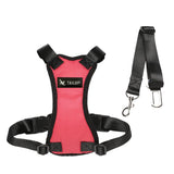 Maxbell Maxbell Adjustable Pet Cat Dog Car Seat Belt Restraint Harness Leash Red_M