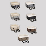 Maxbell Maxbell Pet Cat Dog Booster Seat Carrier Travel Kennel with Safety Leash M Brown