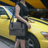 Maxbell Maxbell Pet Cat Dog Booster Seat Carrier Travel Kennel with Safety Leash M Brown