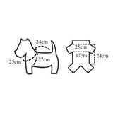 Maxbell Maxbell Dog Xmas Dress Up Clown Cosplay Cotume Winter Apparel Fun Garment 24cm