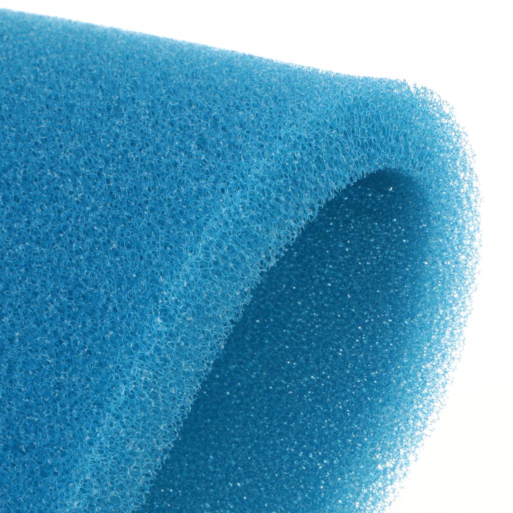 Maxbell Maxbell Fish Tank Aquarium Bio Filter Foam Pond Filtration Sponge Pad 2cm Blue