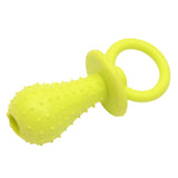 Maxbell Maxbell 3Pcs Bite Resistant Bell Rubber Pacifier Pet Dog Puppy Molar Chew Training Toys Color Random Delivery