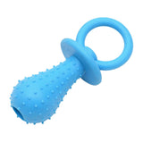 Maxbell Maxbell 3Pcs Bite Resistant Bell Rubber Pacifier Pet Dog Puppy Molar Chew Training Toys Color Random Delivery