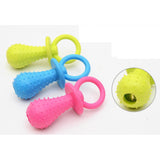 Maxbell Maxbell 3Pcs Bite Resistant Bell Rubber Pacifier Pet Dog Puppy Molar Chew Training Toys Color Random Delivery