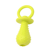 Maxbell Maxbell 3Pcs Bite Resistant Bell Rubber Pacifier Pet Dog Puppy Molar Chew Training Toys Color Random Delivery