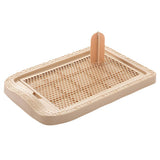 Maxbell Maxbell Pet Trainer Toilet Training Pee Grid Pad Dog Urinal Potty With Pillar Coffee