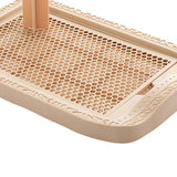 Maxbell Maxbell Pet Trainer Toilet Training Pee Grid Pad Dog Urinal Potty With Pillar Coffee
