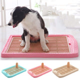 Maxbell Maxbell Pet Trainer Toilet Training Pee Grid Pad Dog Urinal Potty With Pillar Coffee