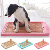 Maxbell Maxbell Pet Trainer Toilet Training Pee Grid Pad Dog Urinal Potty With Pillar Coffee