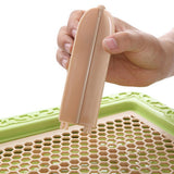 Maxbell Maxbell Pet Trainer Toilet Training Pee Grid Pad Dog Urinal Potty With Pillar Coffee