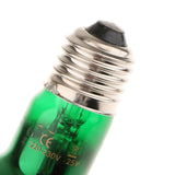 Maxbell Maxbell Infrared Reptile UVA Lamp Heating Light Lamp Bulb for Lizard Snake E27 Green 25W