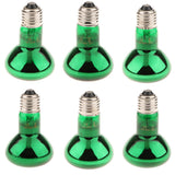 Maxbell Maxbell Infrared Reptile UVA Lamp Heating Light Lamp Bulb for Lizard Snake E27 Green 25W