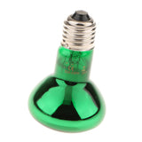 Maxbell Maxbell Infrared Reptile UVA Lamp Heating Light Lamp Bulb for Lizard Snake E27 Green 25W