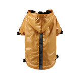 Maxbell Reflective Fleece Lined Raincoat Jacket Poncho for Small Dog Pet Clothes S Yellow