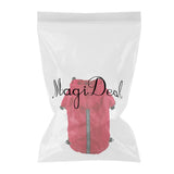 Maxbell Maxbell Reflective Fleece Lined Raincoat Jacket Poncho for Small Dog Pet Clothes XS Red