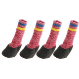 Maxbell Maxbell Anti-slip Pet Dog Socks Shoes Boots Warm Cotton Socks Paw Protector Red_XS