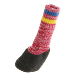 Maxbell Maxbell Anti-slip Pet Dog Socks Shoes Boots Warm Cotton Socks Paw Protector Red_S