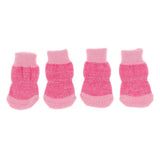 Maxbell Maxbell Set 4 Waterproof Pet Dog Socks Puppy Anti-slip Boots Paw Protection 001 - M