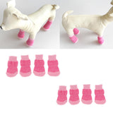 Maxbell Maxbell Set 4 Waterproof Pet Dog Socks Puppy Anti-slip Boots Paw Protection 001 - M