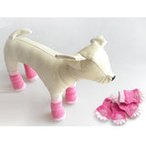 Maxbell Maxbell Set 4 Waterproof Pet Dog Socks Puppy Anti-slip Boots Paw Protection 001 - XL