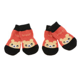 Maxbell Maxbell Set 4 Waterproof Pet Dog Socks Puppy Anti-slip Boots Paw Protection 002 - XL