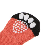 Maxbell Maxbell Set 4 Waterproof Pet Dog Socks Puppy Anti-slip Boots Paw Protection 002 - XL