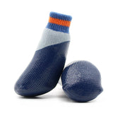 Maxbell Maxbell 4pcs Waterproof Pet Dog Socks Puppy Anti-slip Boots Paw Protection Blue - M
