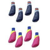 Maxbell Maxbell 4pcs Waterproof Pet Dog Socks Puppy Anti-slip Boots Paw Protection Blue - M