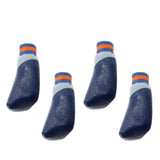 Maxbell Maxbell 4pcs Waterproof Pet Dog Socks Puppy Anti-slip Boots Paw Protection Blue - M