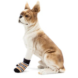 Maxbell Maxbell 4Pcs Pet Puppy Dog Socks Cotton Anti Slip Knitted Warm Socks M
