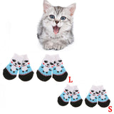 Maxbell 8x Pet Dog Socks Dog Floor Grip Socks Shoes Boots Non Slip Protector Socks S
