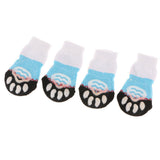 Maxbell 8x Pet Dog Socks Dog Floor Grip Socks Shoes Boots Non Slip Protector Socks S