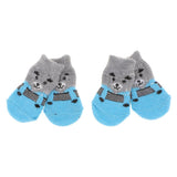 Maxbell 8x Pet Dog Socks Dog Floor Grip Socks Shoes Boots Non Slip Protector Socks S