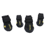 Maxbell Maxbell 4-Pack Pet Dog Waterproof Rain Shoes Snow Boots with Rugged Sole S Black