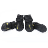 Maxbell Maxbell 4-Pack Pet Dog Waterproof Rain Shoes Snow Boots with Rugged Sole S Black