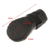 Maxbell Maxbell 4-Pack Pet Dog Waterproof Rain Shoes Snow Boots with Rugged Sole M Red