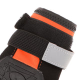 Maxbell Maxbell 4-Pack Pet Dog Reflective Rain Shoes Snow Boots Rubber Rugged Sole M Orange