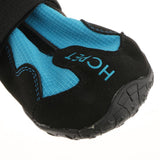 Maxbell Maxbell 4-Pack Pet Dog Reflective Rain Shoes Snow Boots with Rubber Anti Skid Sole S Blue