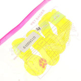 Maxbell Maxbell 4 Waterproof Dog Puppy Cat Rubber Pet Rain Boots Anti-Slip Shoes  Yellow_M