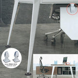 Maxbell 2 Office Partition Support Desk Divider Privacy Screen Panel Clamp Clip