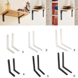 Maxbell Pair Heavy Duty Wall Shelf Bracket Shelves Support Shelf Holder Supporter S - Aladdin Shoppers