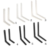 Maxbell Pair Heavy Duty Wall Shelf Bracket Shelves Support Shelf Holder Supporter S - Aladdin Shoppers