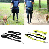 Maxbell Maxbell Reflective Pet Dog Leash Traction Rope Puppy Harness with Waistband Black