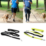 Maxbell Maxbell Reflective Pet Dog Leash Traction Rope Puppy Harness with Waistband Black