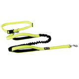 Maxbell Maxbell Reflective Pet Dog Leash Traction Rope Puppy Harness with Waistband Yellow