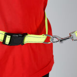 Maxbell Maxbell Reflective Pet Dog Leash Traction Rope Puppy Harness with Waistband Black