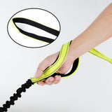 Maxbell Maxbell Reflective Pet Dog Leash Traction Rope Puppy Harness with Waistband Black
