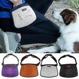 Maxbell Maxbell Hands Free Pet Treat Pouch Snack Bag Training Treat Waist Bag Purple